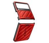 Carcasa Samsung Galaxy Z Flip 4 Multicapa Unicorn Beetle Pro Supcase Rojo