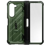 Carcasa Para Samsung Z Fold 5 Antigolpe Soporte Supcase Unicorn Beetle Pro Verde