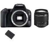 Canon Eos 200d Black Kit Ef-s 18-55mm F3.5-5.6 Is Iii + Lp-e17 Battery