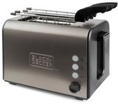 Black & Decker Bxtoa900e Tostadora 7 2 Rebanada(s) 900 W Negro, Acero Inoxidable