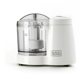 Black & Decker Bxch120e Picadora Eléctrica De Alimentos 0,35 L 120 W Transparente, Blanco
