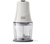 Black & Decker Bxch260e Picadora Eléctrica De Alimentos 0,5 L Transparente, Blanco 260 W