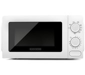 Black+decker Grill Microondas 20l 700w Blanco - Bxmz700e