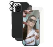 Paquete Protector Para Iphone 16 Pro Max 3-en-1 Ultra-wide Fit Elegante