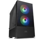 Mars Gaming Mcz, Caja Pc Compacta Premium, Microatx, Panel + Frontal Mesh, Negro