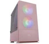 Mars Gaming Mczp, Caja Pc Compacta Premium, Microatx, Panel + Frontal Mesh, Rosa