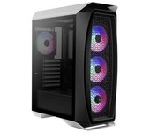 Aerocool Aeroonefrost, Caja Pc Micro Atx, Ventana Lateral, 4 Ventiladores, Blanco
