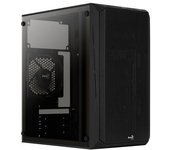 Aerocool Cs107 V1, Caja Pc Microatx, Ventana Lateral, Ventilador 120 Mm, Negro