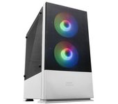 Mars Gaming Mczw, Caja Pc Compacta Premium, Microatx, Panel+frontal Mesh, Blanco