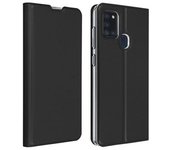 Funda Samsung Galaxy A21s Cartera Cierre Y F.soporte – Negro