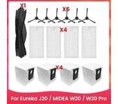 Piezas De Repuesto Para Robot Aspirador J20 / W20 / W20 Pro, Cepillo Lateral Principal, Filtro Hepa, Bolsa De Polvo, 15 Uds.