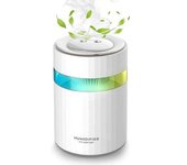 Humidificador Ultrasónico De Aire, Minidifusor De Aceites Esenciales De 900 Ml, Humidificador Portátil Usb (blanco)