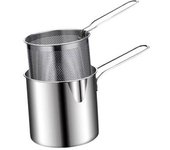 Olla Freidora Con Cesta Desmontable Para Cocinar Pollo En Casa