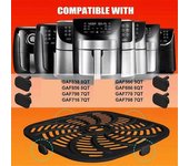 Air Fryer For Gaf856 Gaf566 Air Fryer Oven Etc, 12pcs Silicone Air Fryer Replacement Accessories Tabs