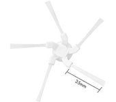 Adecuado Para Bot W10 / W10 Pro Repuestos Cepillo Principal Cepillo Lateral Filtro Hepa Lavable Reemplazo De Paño De Mopa
