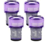 Paquete De 4 Filtros V12 De Repuesto Compatibles Con Aspiradoras Delgadas V12 Y Aspiradoras Delgadas Con Detección V12, Número De Pieza 971517-01+(