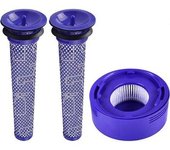 Adecuado Para Promoción, Paquete De 3 Filtros De Repuesto Para Aspiradora Inalmbrica Dyson V8 Y V7, Paquete Familiar