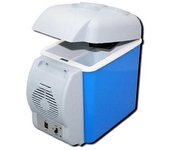 12v 7.5l Mini Car Fridge Cooler And Warmer Box (blue)