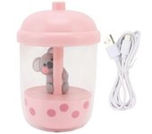 Humidificador Portátil De Vapor Frío Con Forma De Koala, Usb, De Escritorio, Para El Hogar, Color Rosa