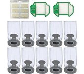 Compatible Kobold Vk7 Fp7 Aspirador Inalámbrico, 10 Bolsas Para El Polvo, 2 Prefiltros, 1 Tabletas De Fragancia / Sticks+(anuncios