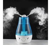 Humidificador Ultrasónico De Aroma De 3 L Con Doble Boquilla, Atomizador Y Nebulizador - Humidificador 362