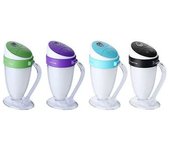 Humidificador Ultrasónico De Vapor Frío Con Forma De Taza Luminosa Y Forma De Gota. Humidificador Ultrasónico De Viaje Con Forma De Gota.