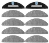 Aplicable A 10 Piezas De Almohadillas De Fregona Para Irobot Roomba Combo I5, I5+, J5, J5+ Robot Vacuum Microfibra Lavable Reus