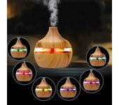 Humidificadores Humidificador Eléctrico Difusor De Aceites Esenciales Humidificador Ultrasónico De Aire Con Veta De Madera