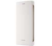 Funda Piel Tipo Libro Original Para Huawei P8 Lite Blanco