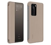 Funda Huawei P40 Pro Translúcida Smart View Original Huawei – Beige