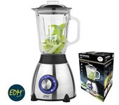 Batidora Con Vaso Mezclador Cristal 1,5 Litros 550w Edm