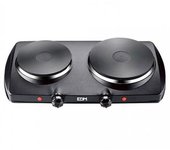 Cocina Electrica Negra 1400w 2 Fuegos Ce/a13 - Neoferr..