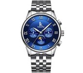 Reloj De Fase Lunar Luminoso Mecánico Automático De Negocios
