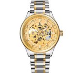 Reloj Esqueleto Mecánico Automático Luminoso Resistente Al Agua De Lujo