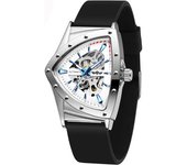 Reloj De Pulsera Automático Con Esqueleto Triangular Mecánico Transparente Deportivo Para Hombre