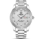 Reloj Mecánico Automático De Plata Con Bisel Cerámico Y Cristal De Zafiro
