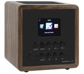 Radio Por Internet Dab+/fm De 10w Modelo I10 En Madera Con Pantalla Lcd Tft