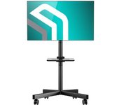 Onkron Ts1137-b Soporte Tv Ruedas Para Pantallas De 23"-60" Hasta 40 Kg Vesa 400x400 Negro