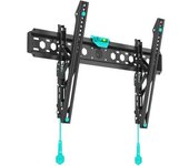 Onkron Soporte Tv Pared Inclinable 43-85", Hasta 68 Kg, Vesa 75x75 - 600x400, Inclinable 12°, Sujeción Pared Negro Tm6-b