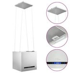Campana Extractora Colgante Táctil Lcd Acero Inoxidable 37 Cm Vidaxl