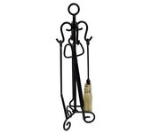 Juego Chimenea Argolla 4 Piezas 70cm 10078