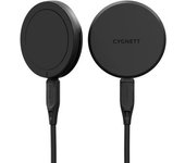 Cygnett Chargepuck Qi2.0 Auriculares, Smartphone Negro Usb Cargador Inalámbrico Carga Rápida Interior