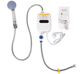 Calentador De Agua Instantáneo Para Ducha, 220v, Grifo De Baño, Calentador De Agua Caliente, 3500w, Pantalla Digital, Enchufe De La Ue