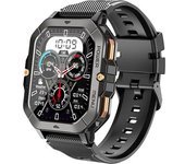 C28 Smartwatch Hombre,2.02 "hd Reloj Inteligente Hombre,410mah,5atm Reloj Sumergible Hombre Con El Ritmo Cardíaco Eel Sueño Monitor Podómetro,100+