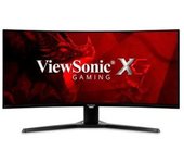 Monitor Led Gaming 34 Viewsonic Vx3418-2kpc Curvo Negro
