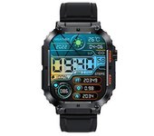 Reloj Inteligente, Reloj Militar Resistente Al Agua 100m, Tiempo De Espera De 70 Días, Negro