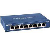 Netgear Prosafe 8-port Gigabit Desktop Switch Unmanaged Gigabit Ethernet (10/100/1000) Blue