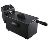 Freidora Inox 2000w 3.0l Kuken Negro Mate