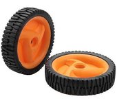 Juego De 2 Ruedas Para Cortacésped De 196 Mm Para Husqvarna 5324025-67, 5324029-36, 532402567, 532402936