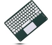 Funda Con Teclado Bluetooth Táctil Desmontable Y Teclas Redondas Para Ipad Pro De 12,9 Pulgadas